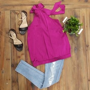 Express purple blouse